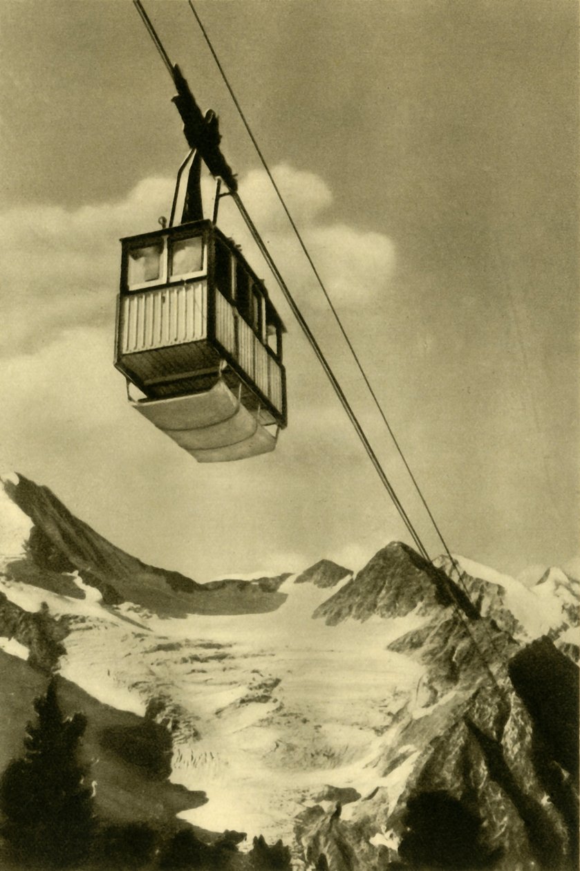 Patscherkofelbahn, Innsbruck, Tirolo, Austria, c1935 da Unbekannt
