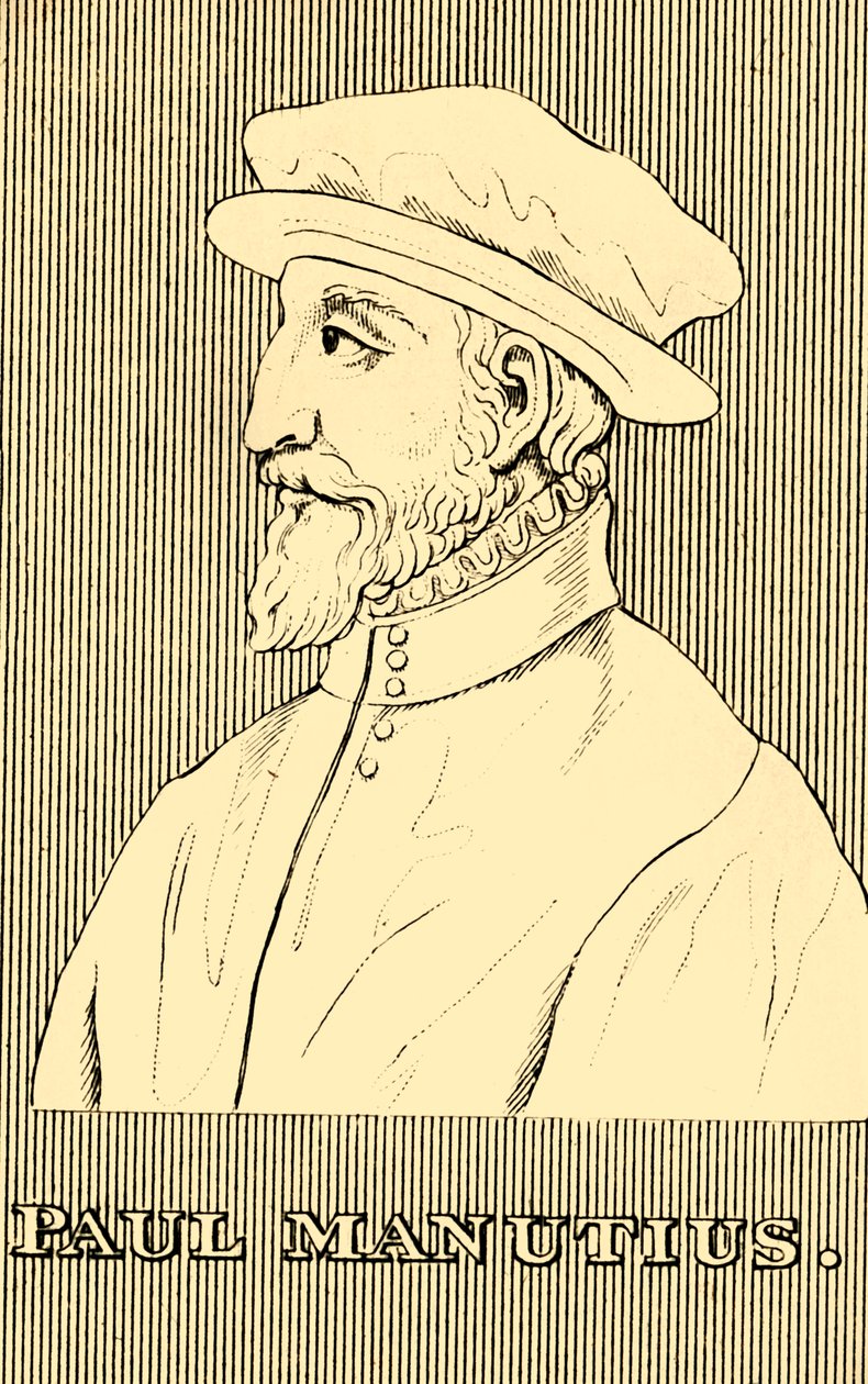 Paolo Manuzio, 1512-1574, 1830 da Unbekannt