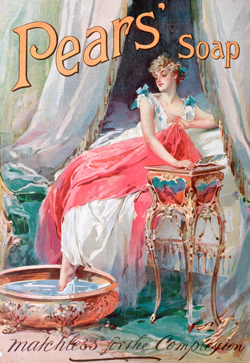 Pubblicità del sapone Pears, 1898 da Unbekannt
