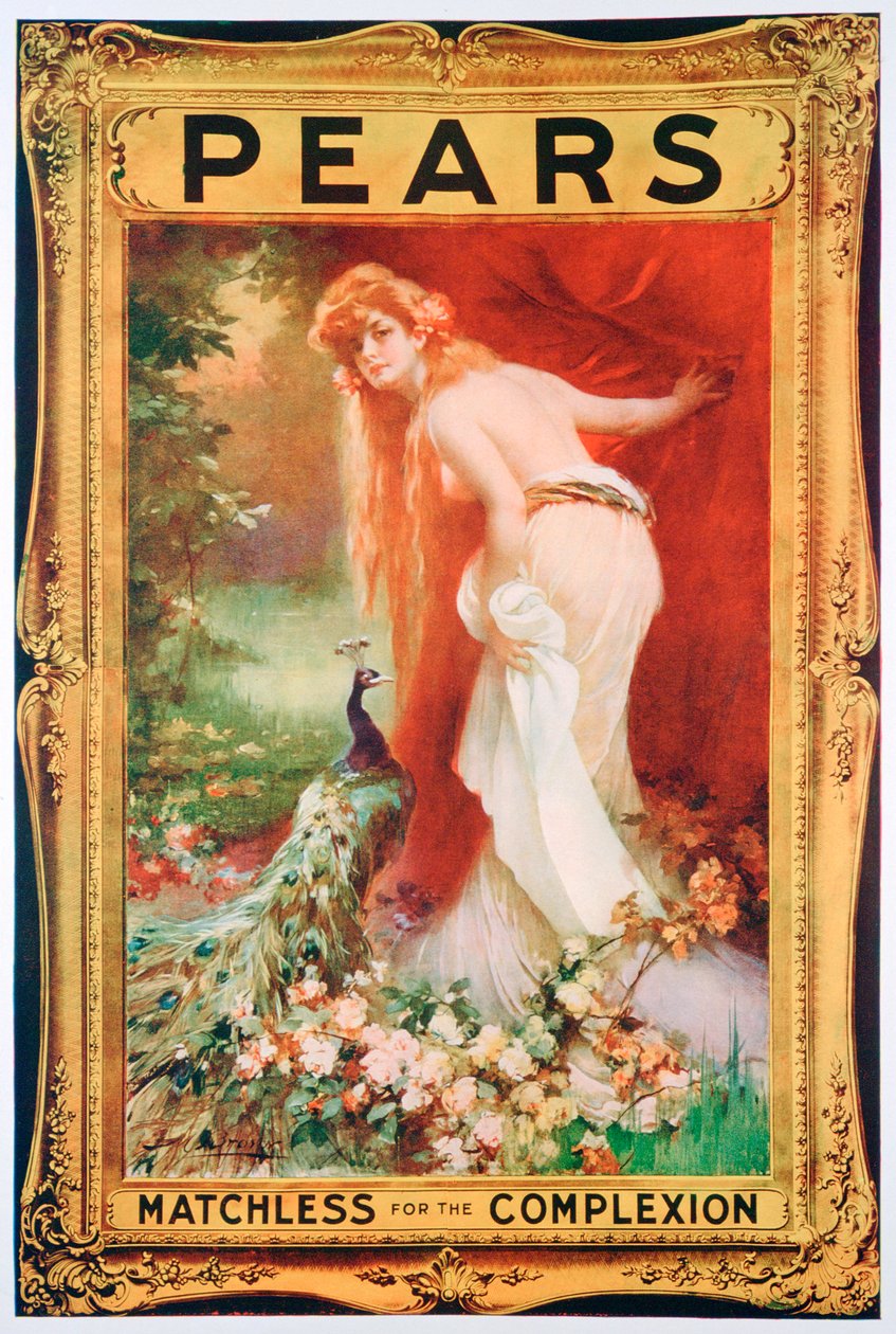 Pubblicità del sapone Pears, 1914 da Unbekannt