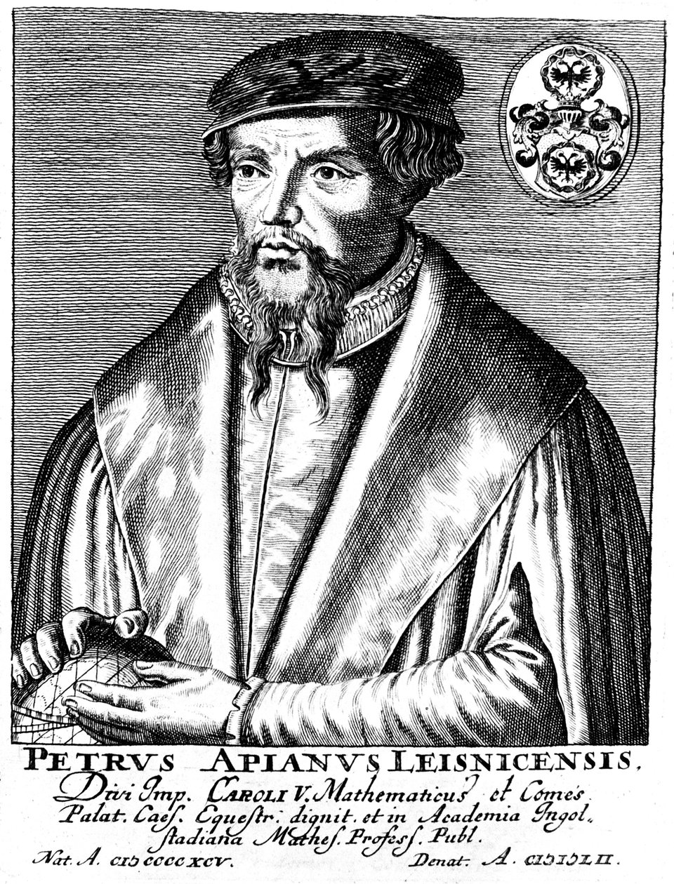 Peter Apian 1495-1552, geografo, matematico e astronomo tedesco da Unbekannt