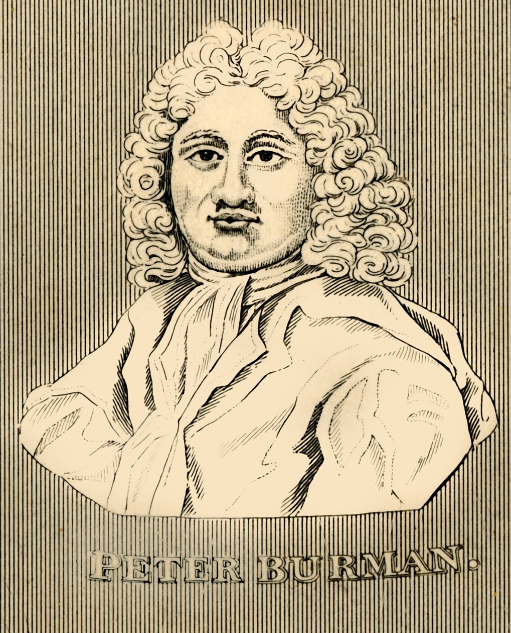 Peter Burman, 1668-1741, 1830 da Unbekannt