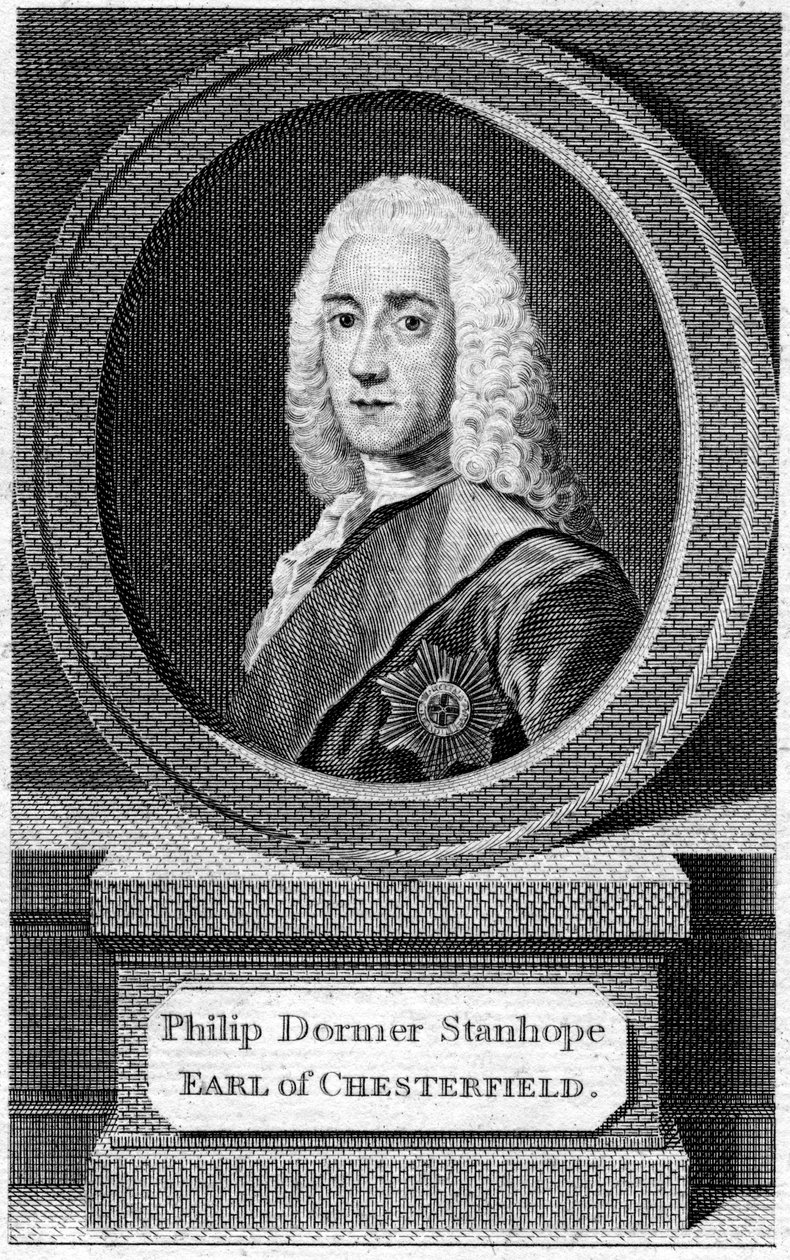 Philip Dormer Stanhope 1694-1773, 4° Conte di Chesterfield, XIX secolo da Unbekannt