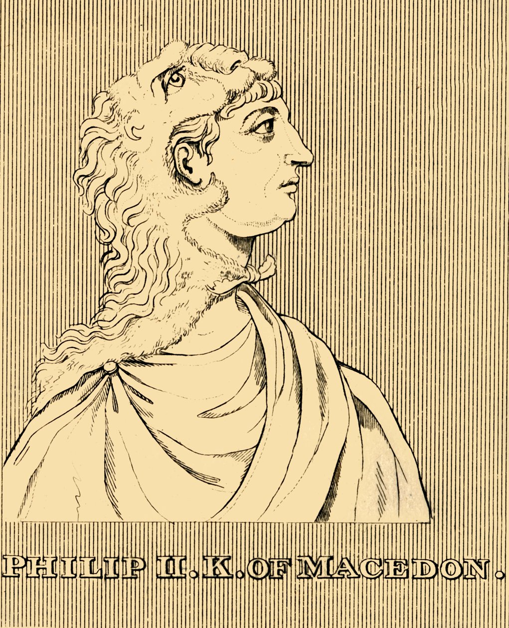 Filippo II re di Macedonia da Unbekannt