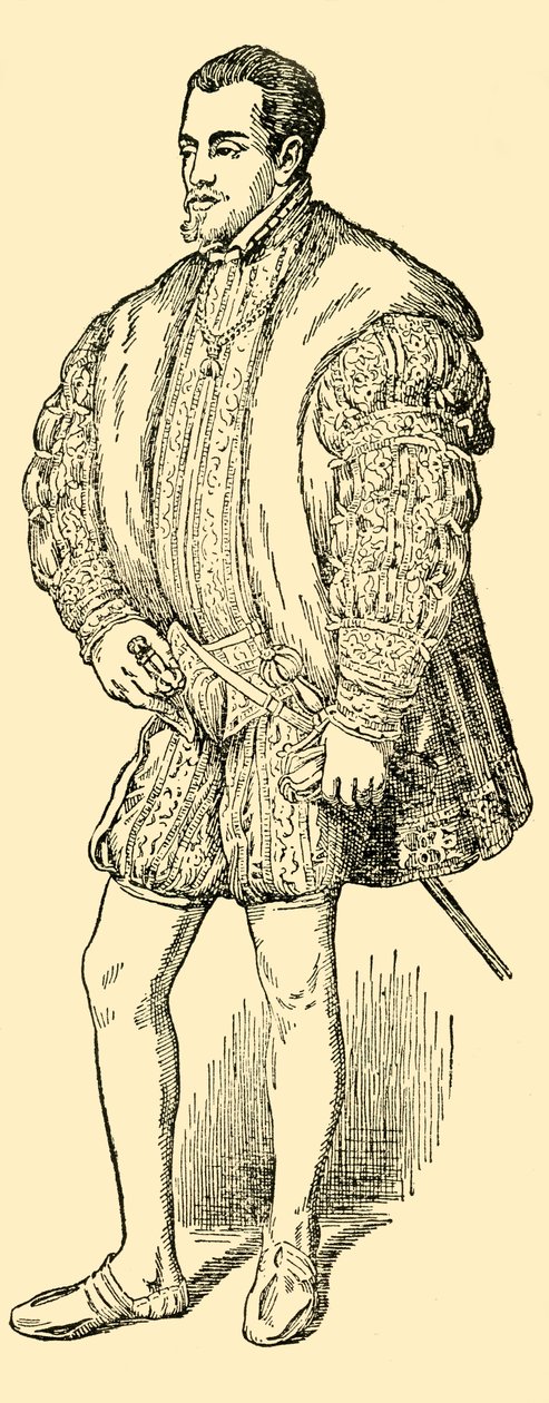 Filippo II di Spagna e dei Paesi Bassi, c1930 da Unbekannt