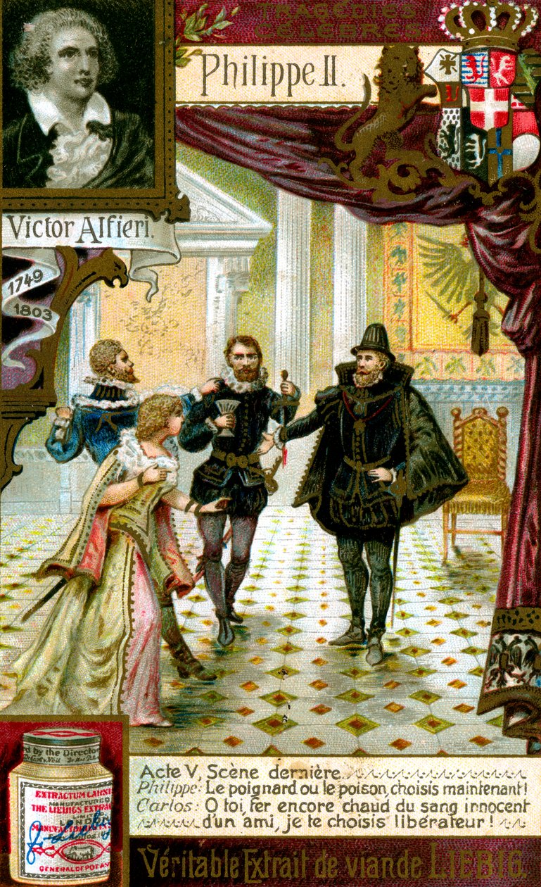 Filippo II di Vittorio Alfieri 1749-1803, c1900 da Unbekannt