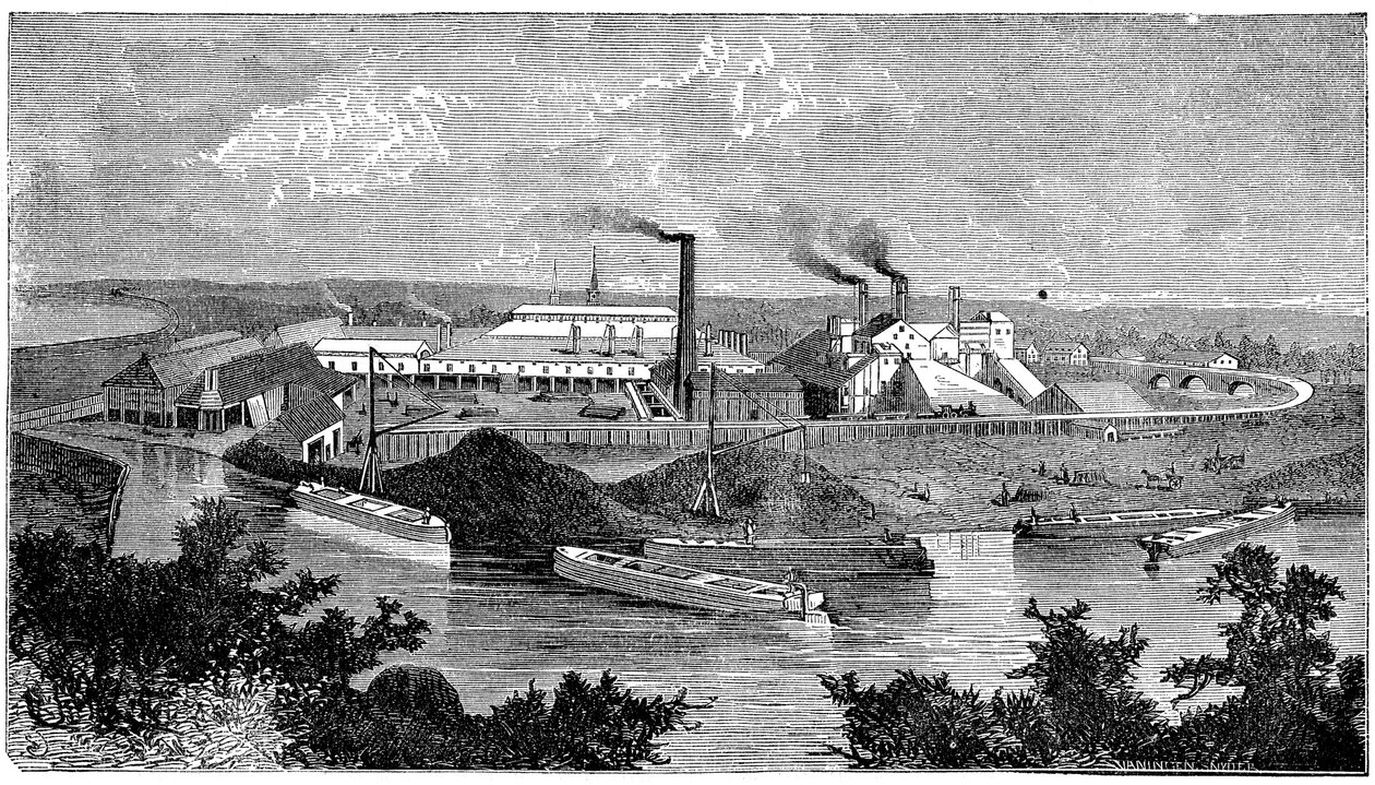 Phoenix Iron and Bridge Works, Phoenixville, Pennsylvania, USA, 1873 da Unbekannt