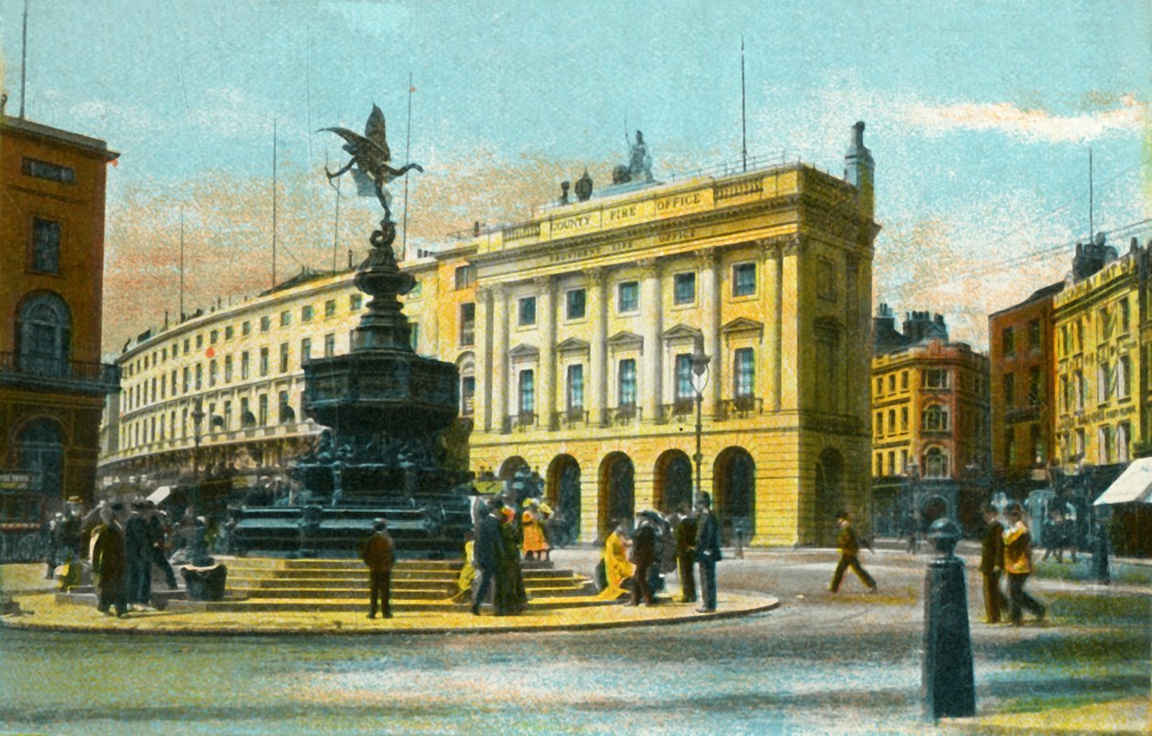 Piccadilly Circus, Londra, c1910 da Unbekannt
