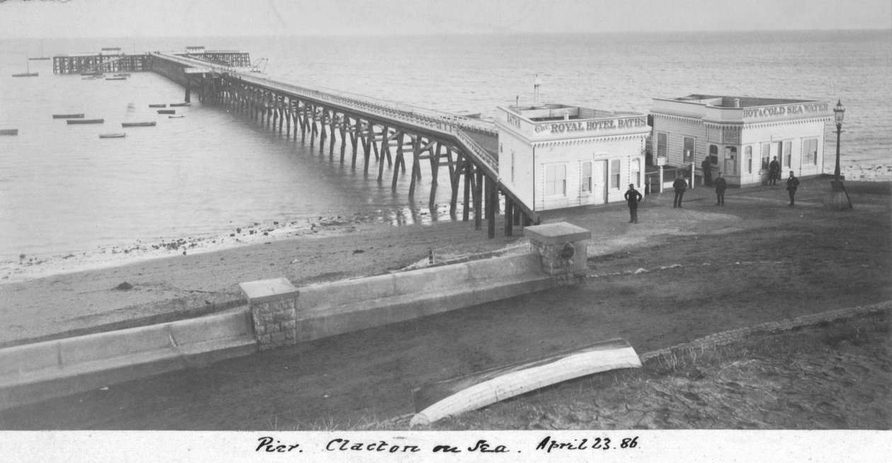 Molo Clacton on Sea, 23 aprile 1886 da Unbekannt