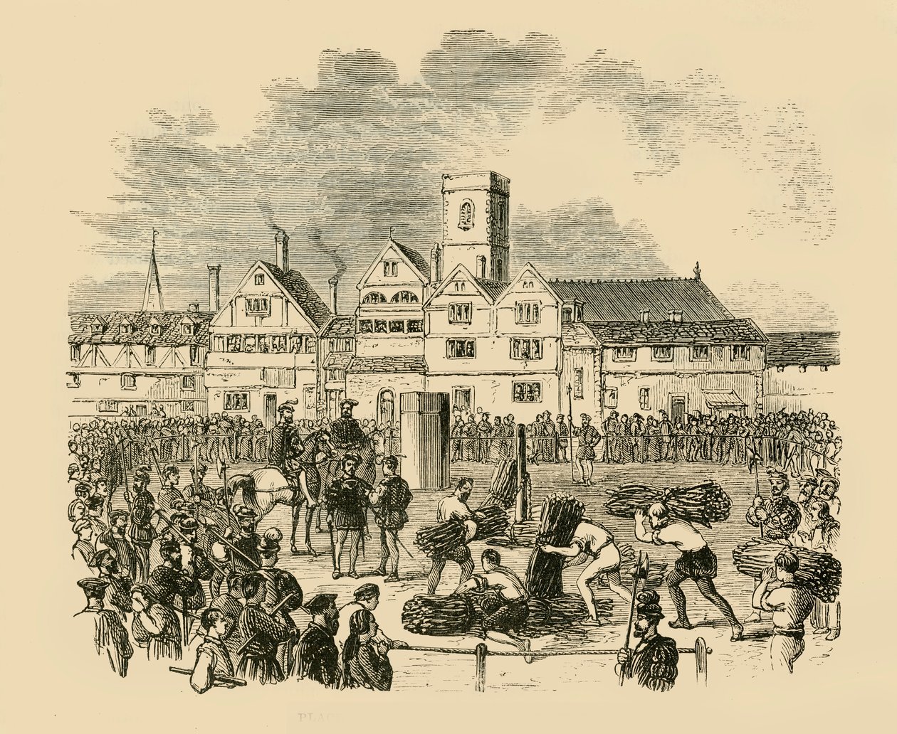 Luogo di esecuzione, Old Smithfield, 1890 da Unbekannt