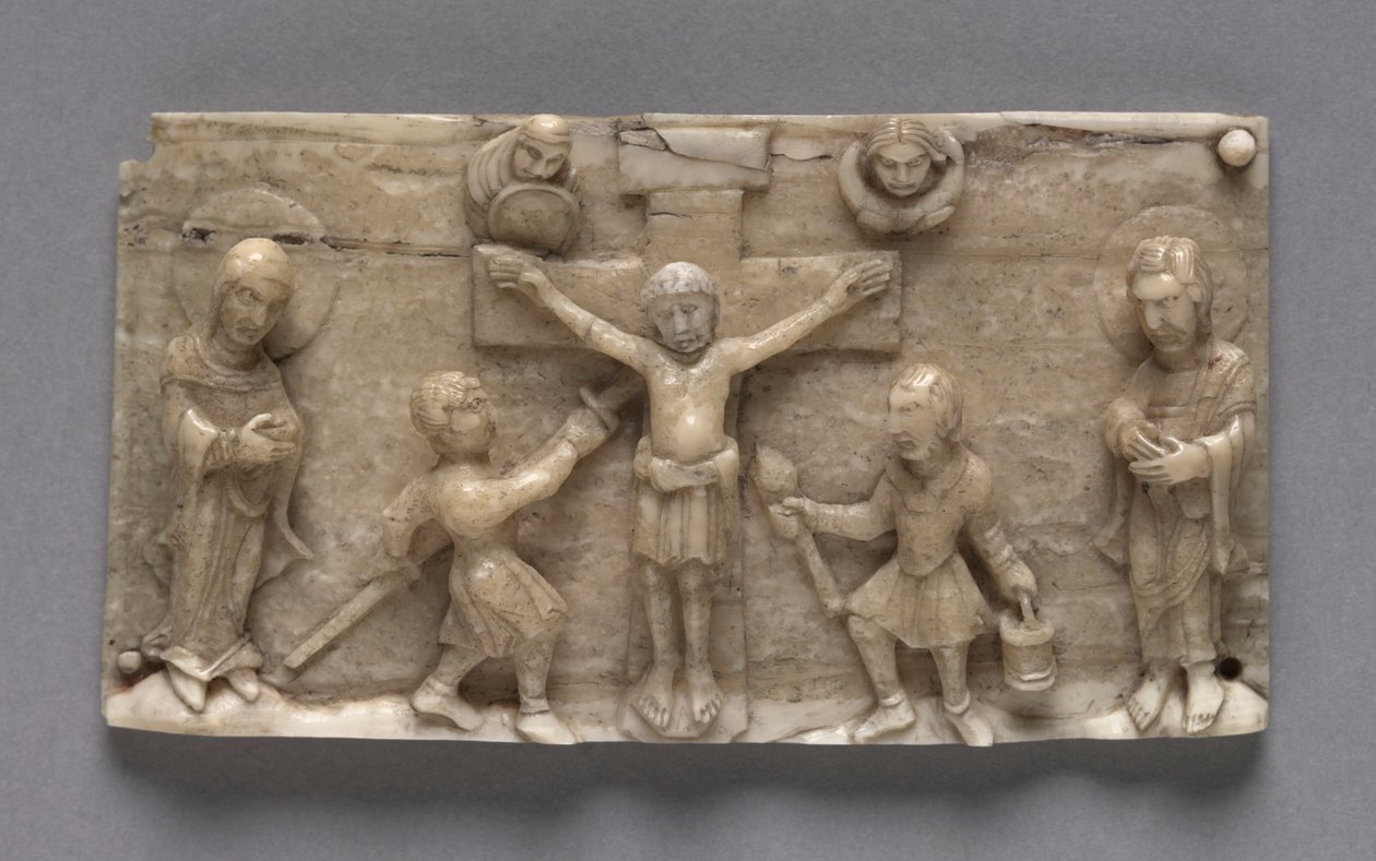 Placca da un Altare Portatile che Mostra la Crocifissione, 1050-1100 da Unbekannt