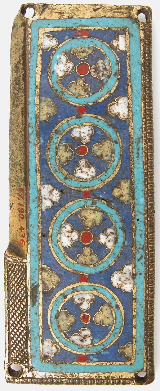Placca da un reliquiario, tedesco o sud nederlandese, ca. 1175-1200 da Unbekannt