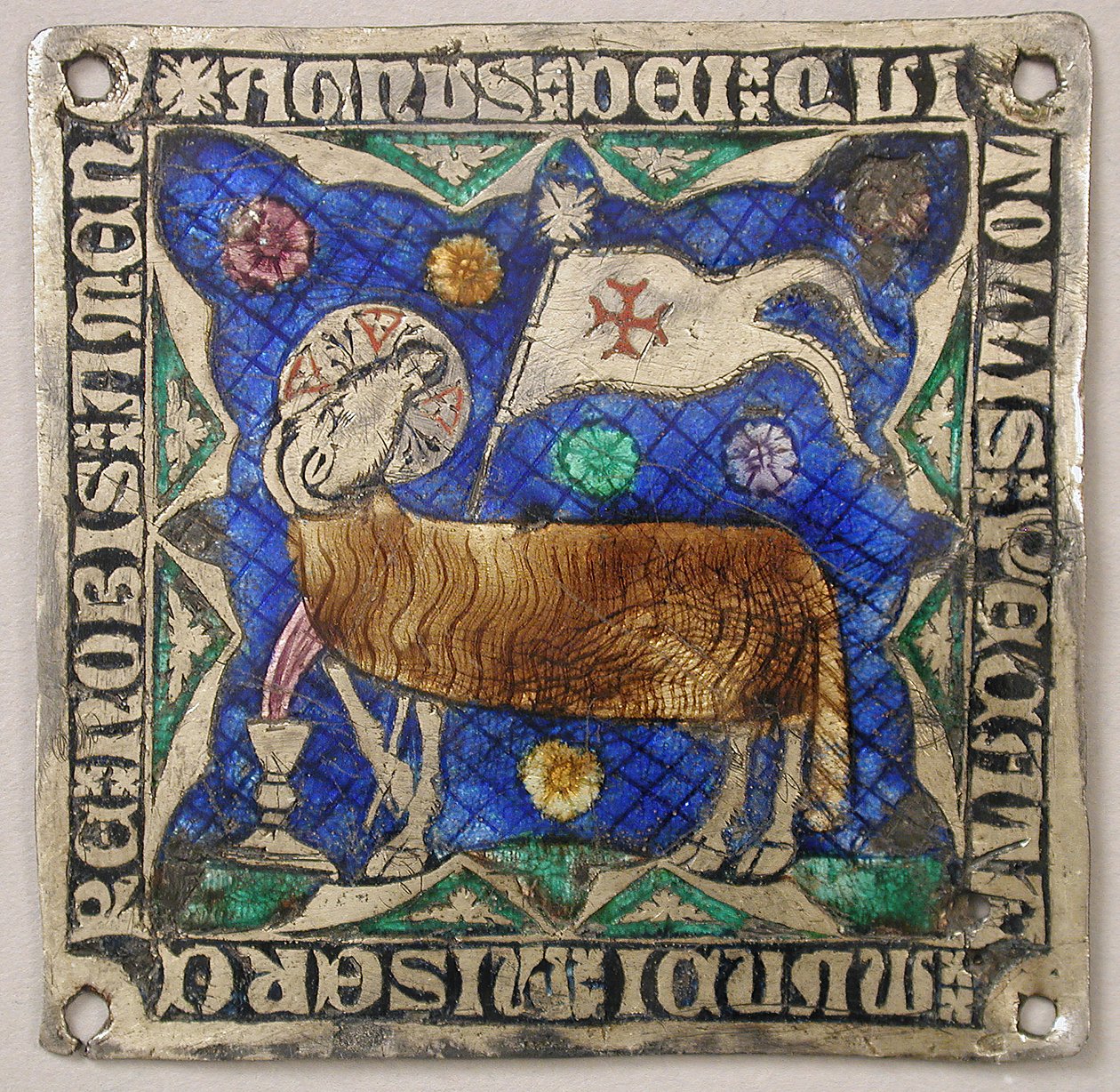 Placca con Agnus Dei, catalano da Unbekannt