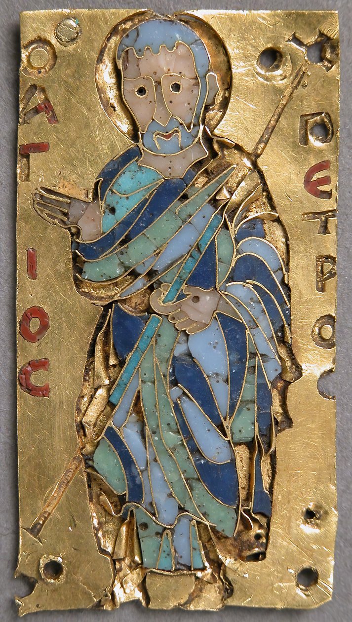 Placca con San Pietro, bizantina, XI secolo da Unbekannt