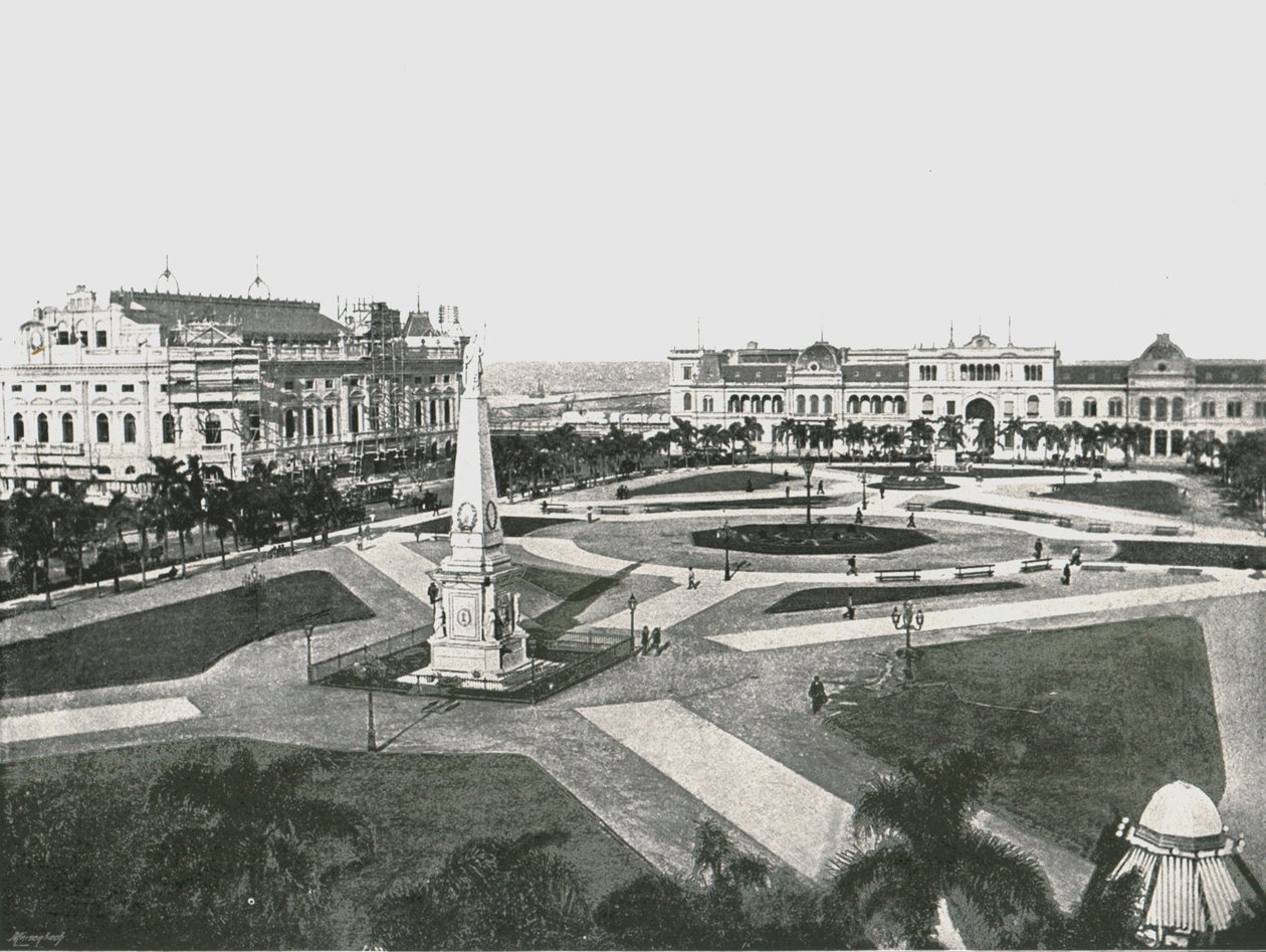 Plaza de la Victoria, Buenos Aires, Argentina, 1895 da Unbekannt