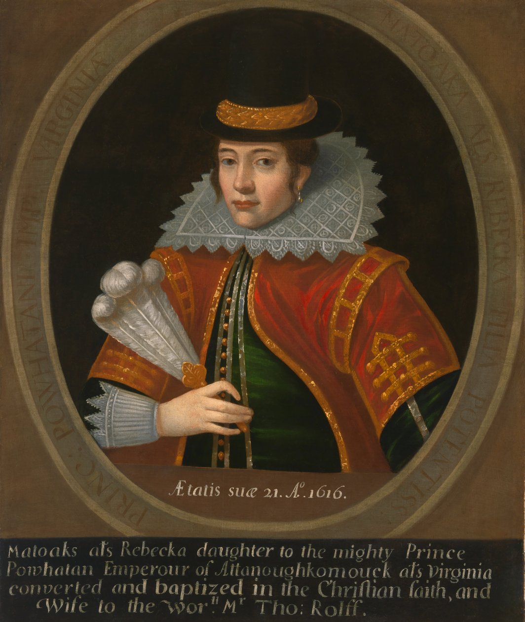 Pocahontas, dopo il 1616 da Unbekannt