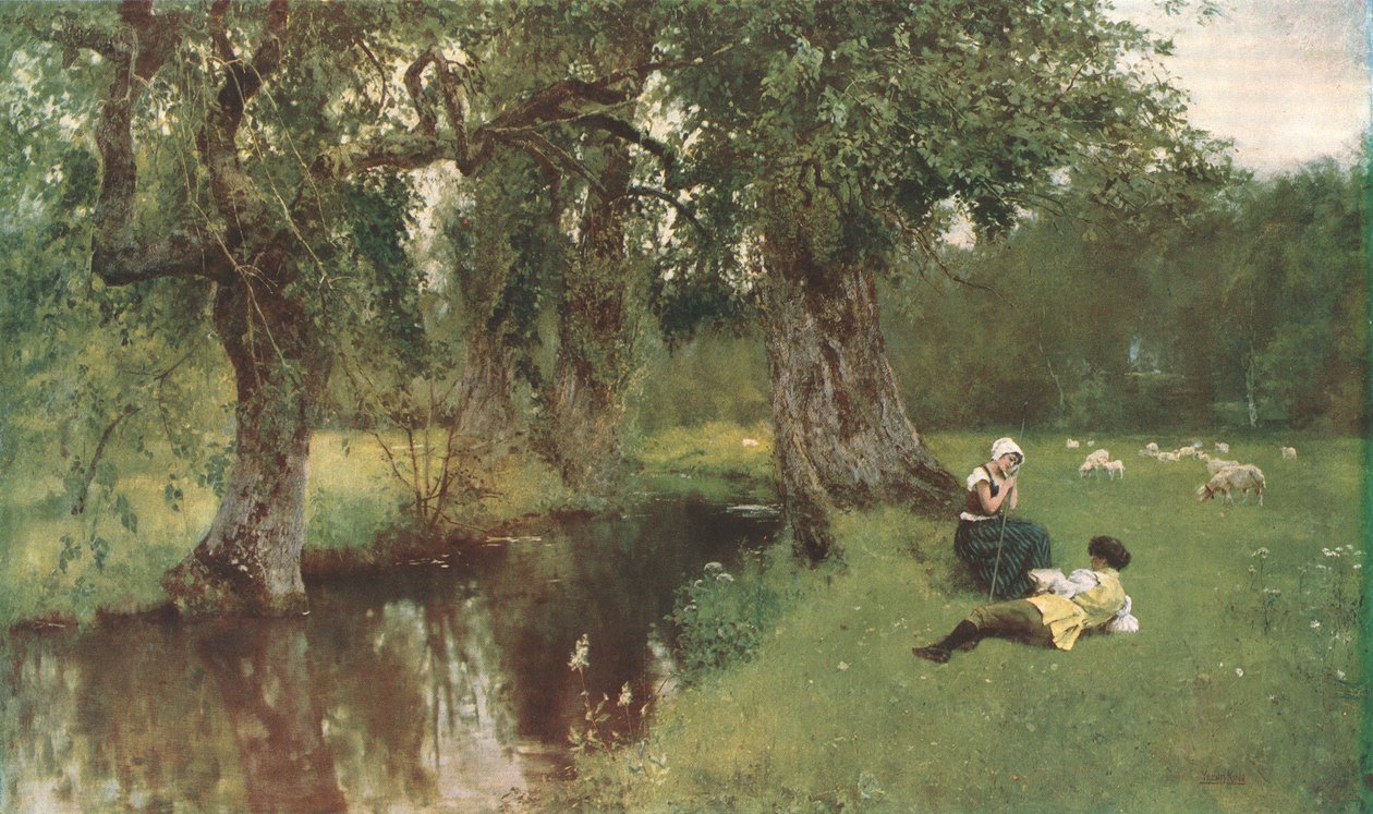 Poeta e contadino, c1902 da Unbekannt