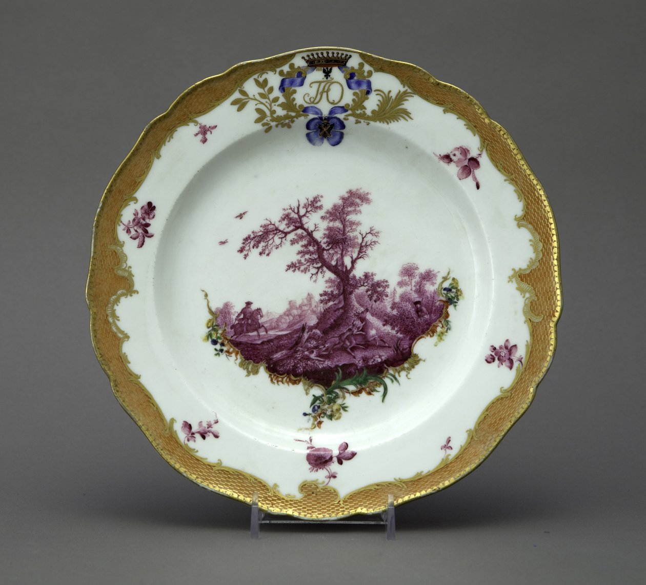 Piatto di porcellana dal servizio Orlov, ca 1770 da Unbekannt