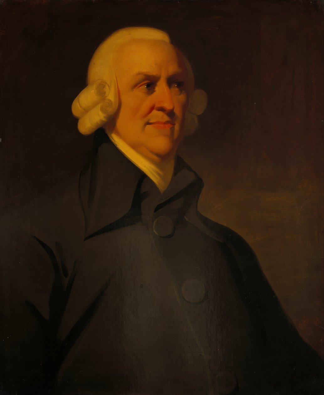 Ritratto di Adam Smith 1723-1790, 1795 da Unbekannt