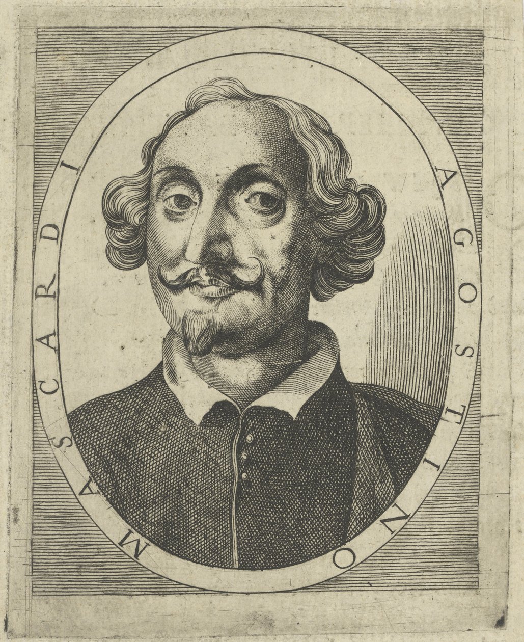 Ritratto di Agostino Mascardi 1590-1640, circa 1640-1650 da Unbekannt