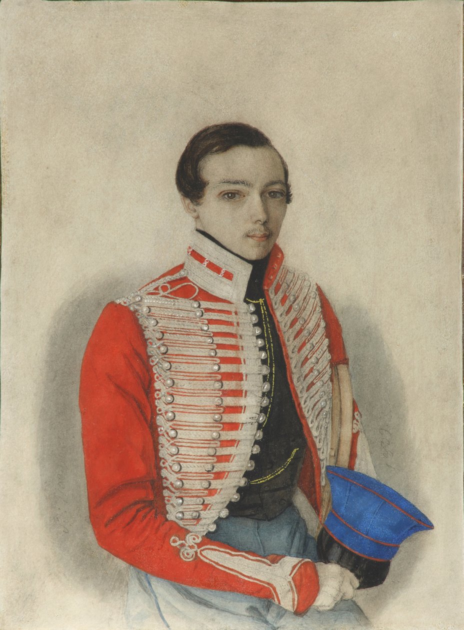 Ritratto di Alexander Ivanovich Bezobrazov, 1839 da Unbekannt