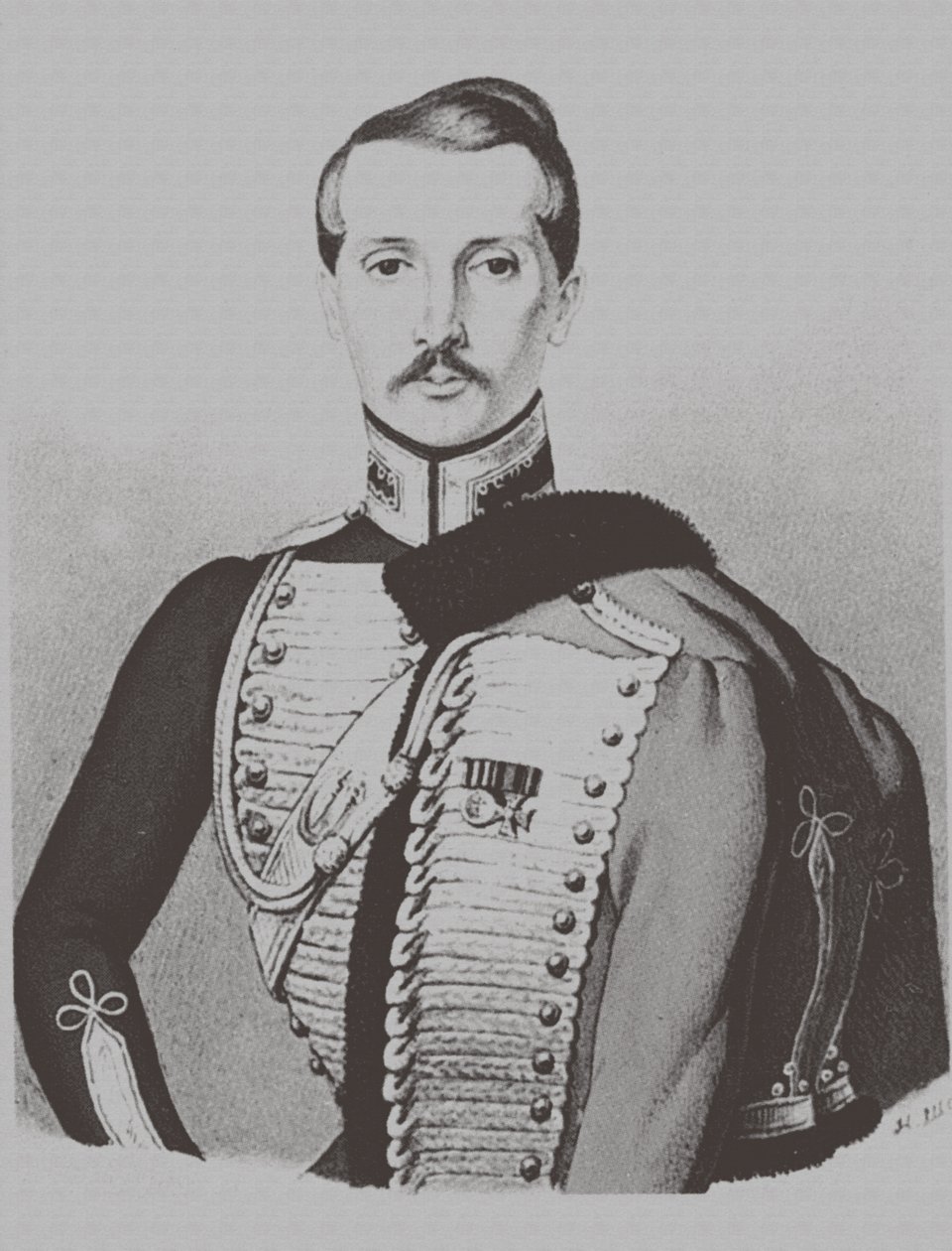 Ritratto di Alexey Nikolayevich Wulf 1805-1881, 1830s da Unbekannt