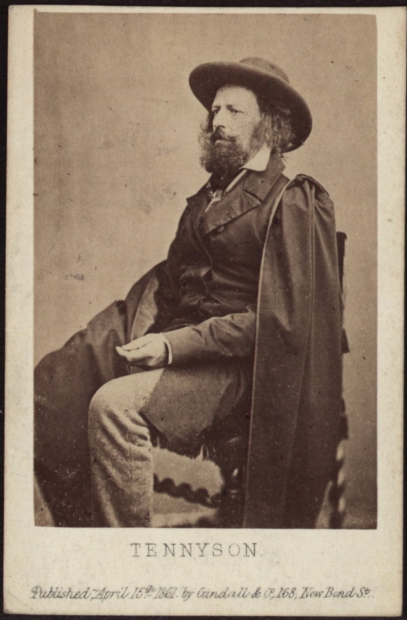 Ritratto di Alfred, Lord Tennyson da Unbekannt