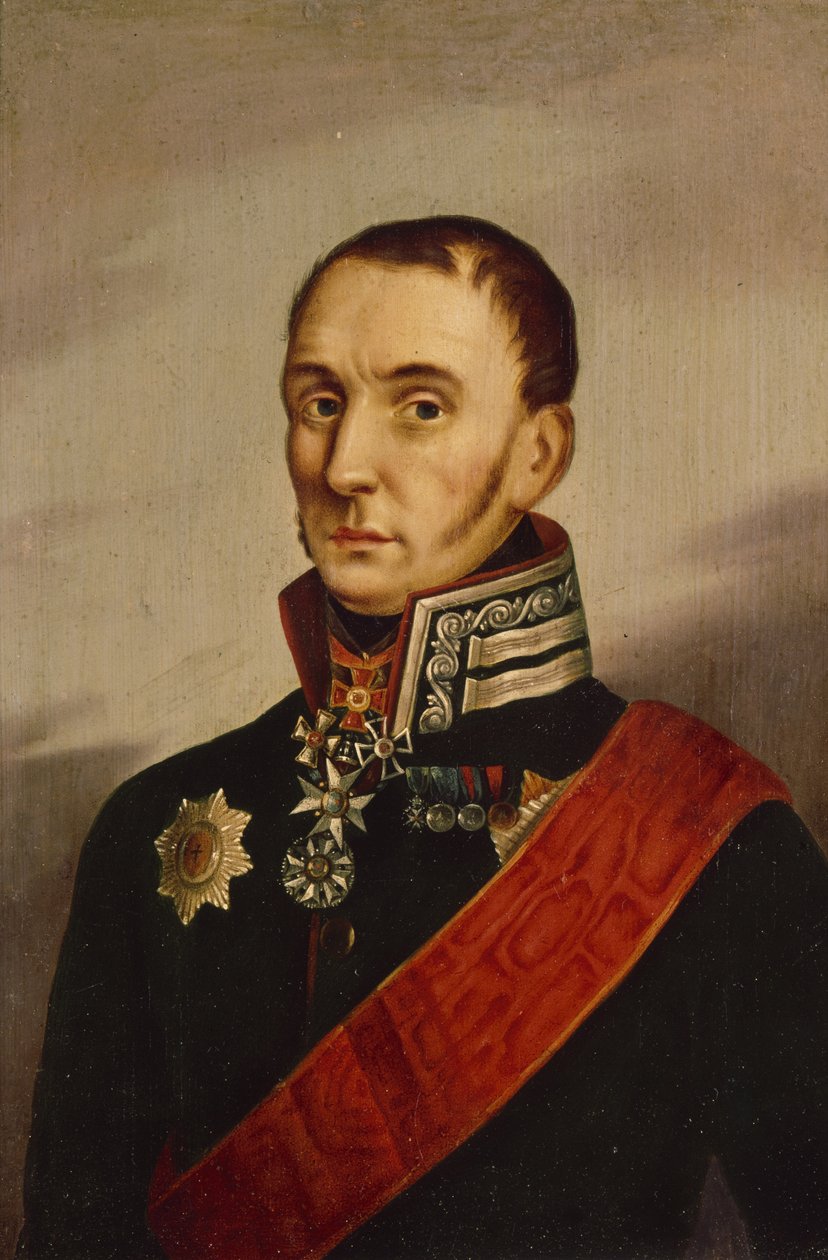 Ritratto del baronetto Sir James Wylie 1768-1854, primo quarto del XIX secolo da Unbekannt