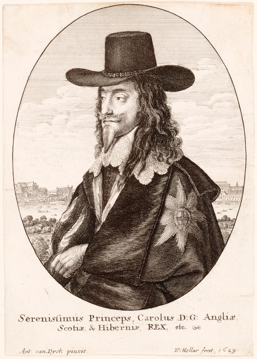 Ritratto di Carlo I, pub. 1649 da Unbekannt