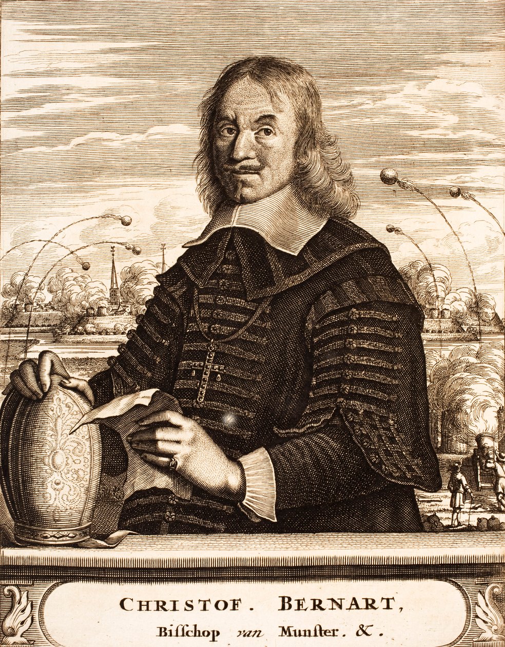 Ritratto di Christoph Bernhard Freiherr von Galen 1606-1678, 1675 da Unbekannt