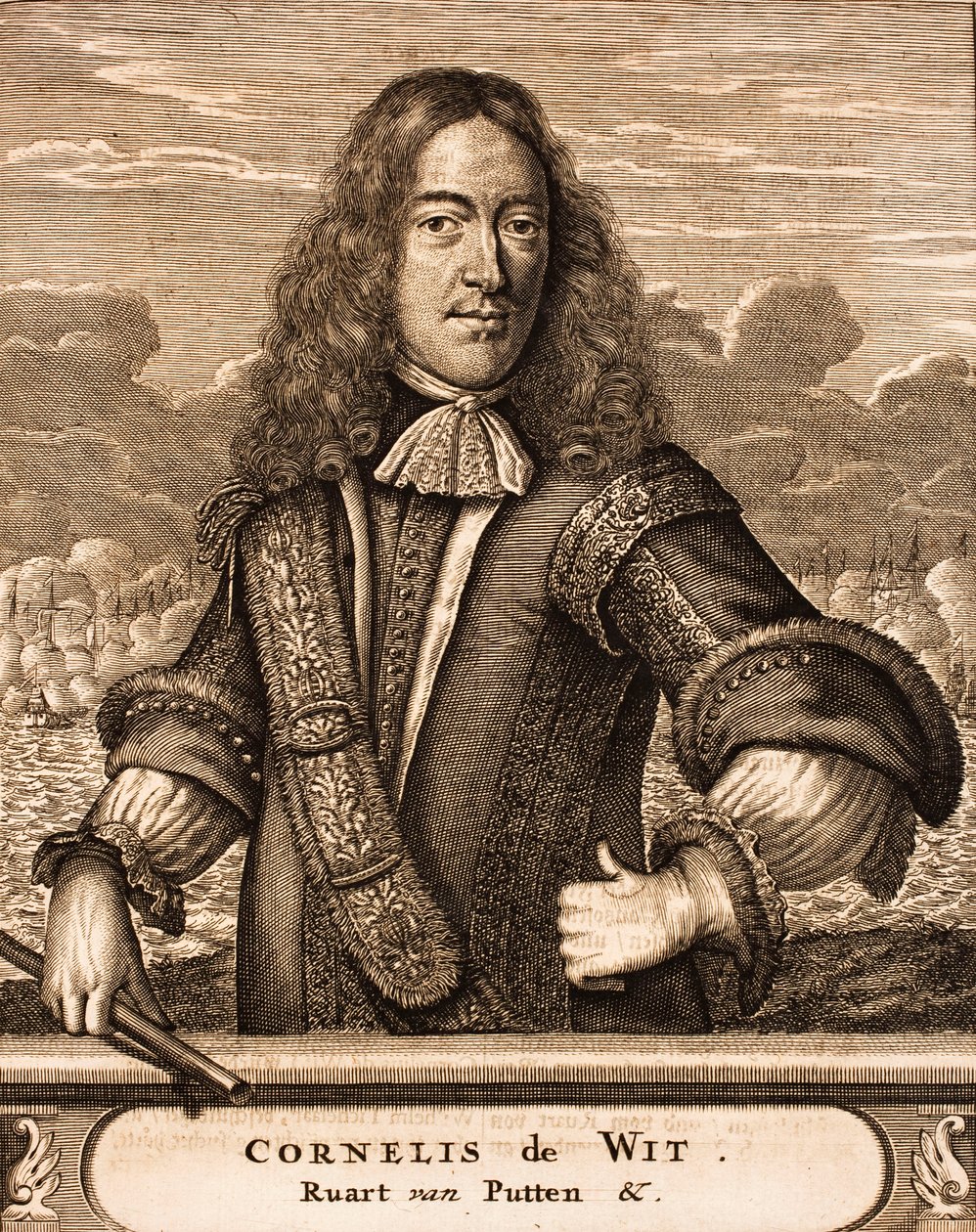 Ritratto di Cornelis de Witt da: Schauplatz des Krieges da Unbekannt