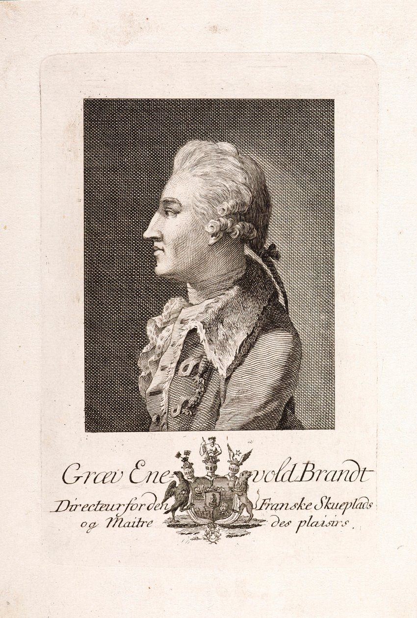 Ritratto del Conte Enevold Brandt 1738-1772 da Unbekannt