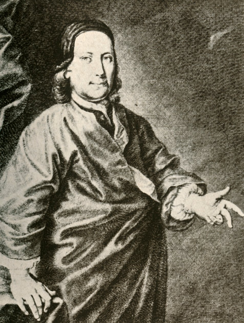 Ritratto del Conte Zinzendorf in abito da predicatore, c1740, 1937 da Unbekannt