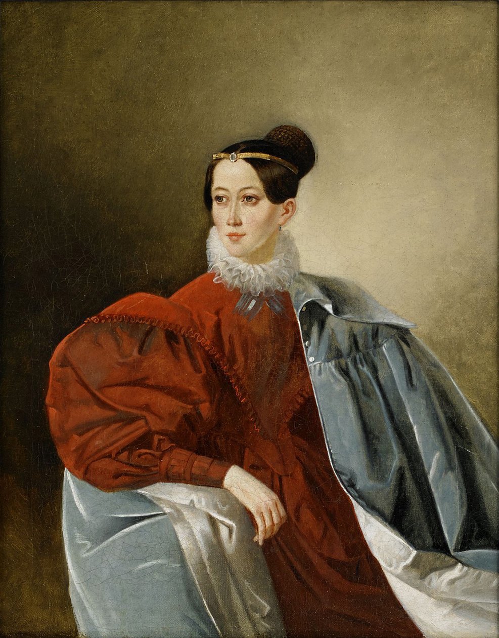 Ritratto della Contessa Yelizaveta Ivanovna Kropotkina, nata Dorokhova da Unbekannt