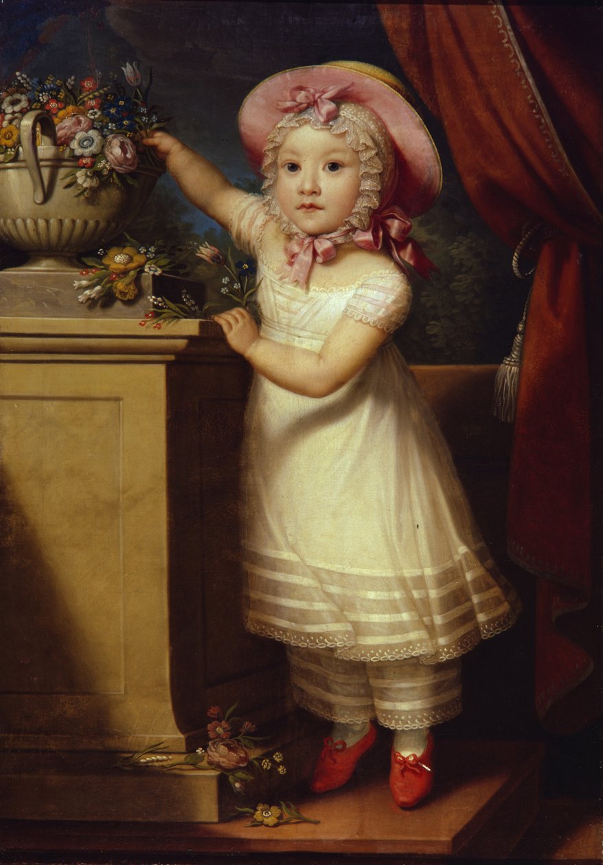 Ritratto di Ekaterina Dmitrievna Obreskova 1822-1874, ca 1825 da Unbekannt