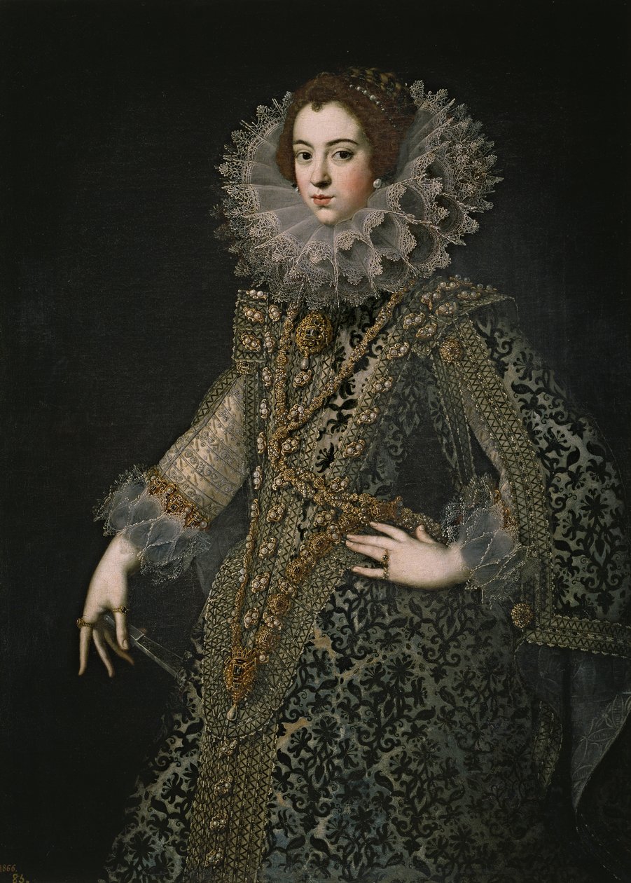 Ritratto di Elisabetta di Francia, regina consorte di Spagna da Unbekannt