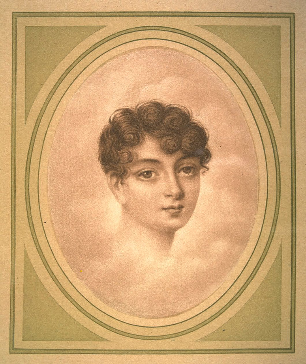 Ritratto di Eléonore Denuelle de La Plaigne 1787-1868, inizio XIX sec. da Unbekannt