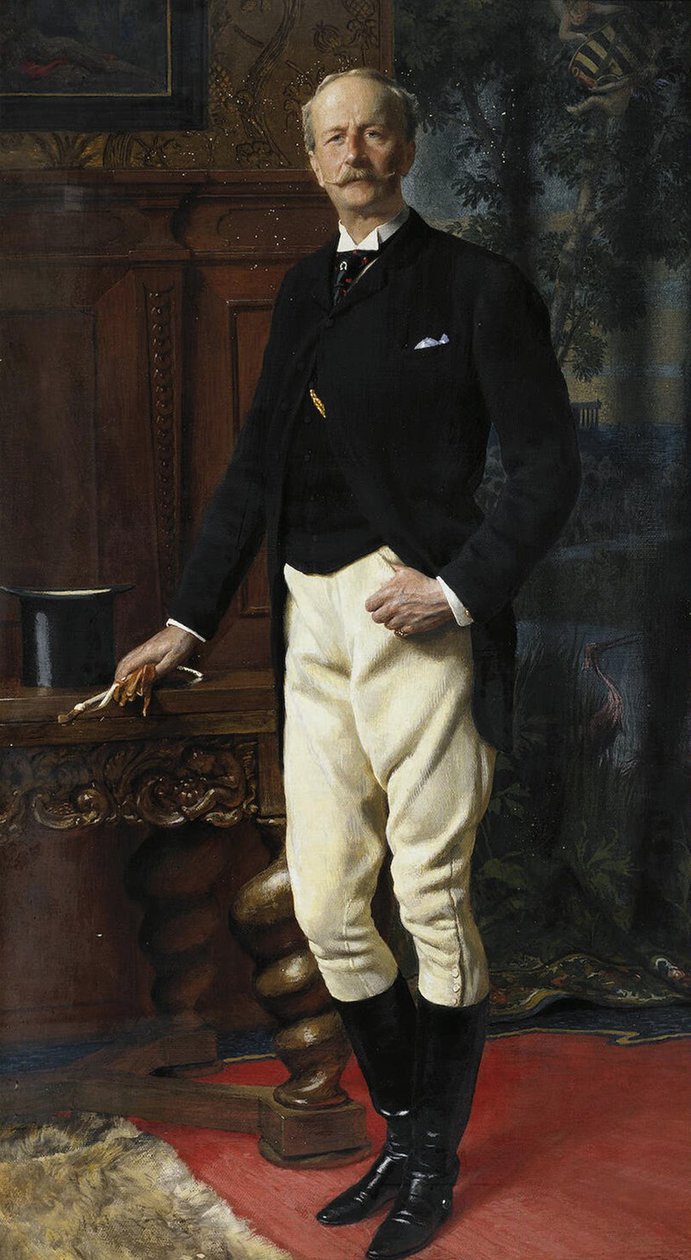 Ritratto di Ernesto I, Duca di Sassonia-Altenburg 1826-1908, 1893 da Unbekannt