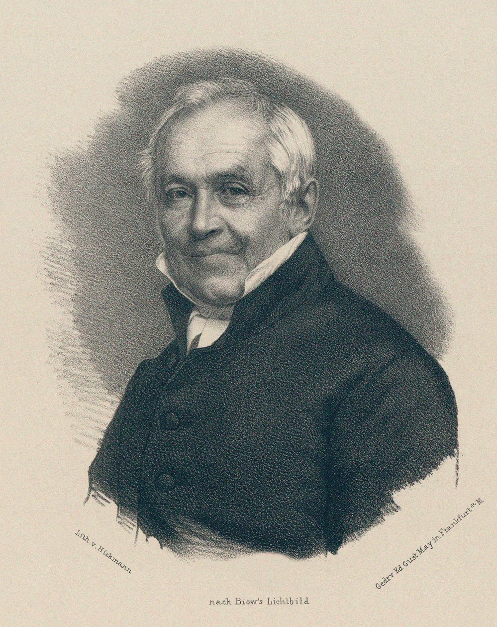 Ritratto di Ernst Moritz Arndt 1769-1860 da Unbekannt