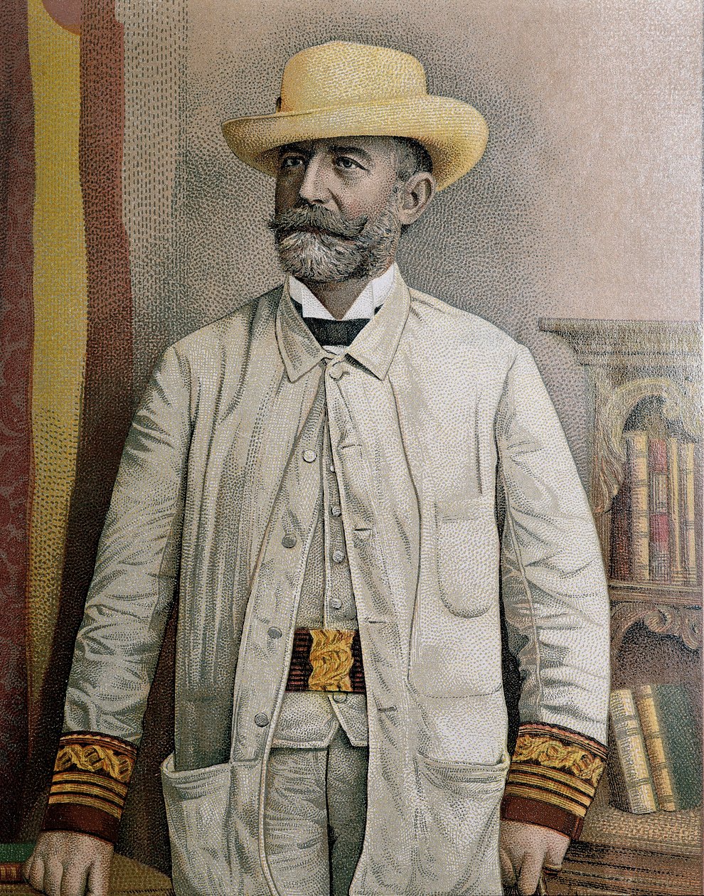 Ritratto di Fidel Alonso Santocildes (1844-1895), illustrazione da Unbekannt