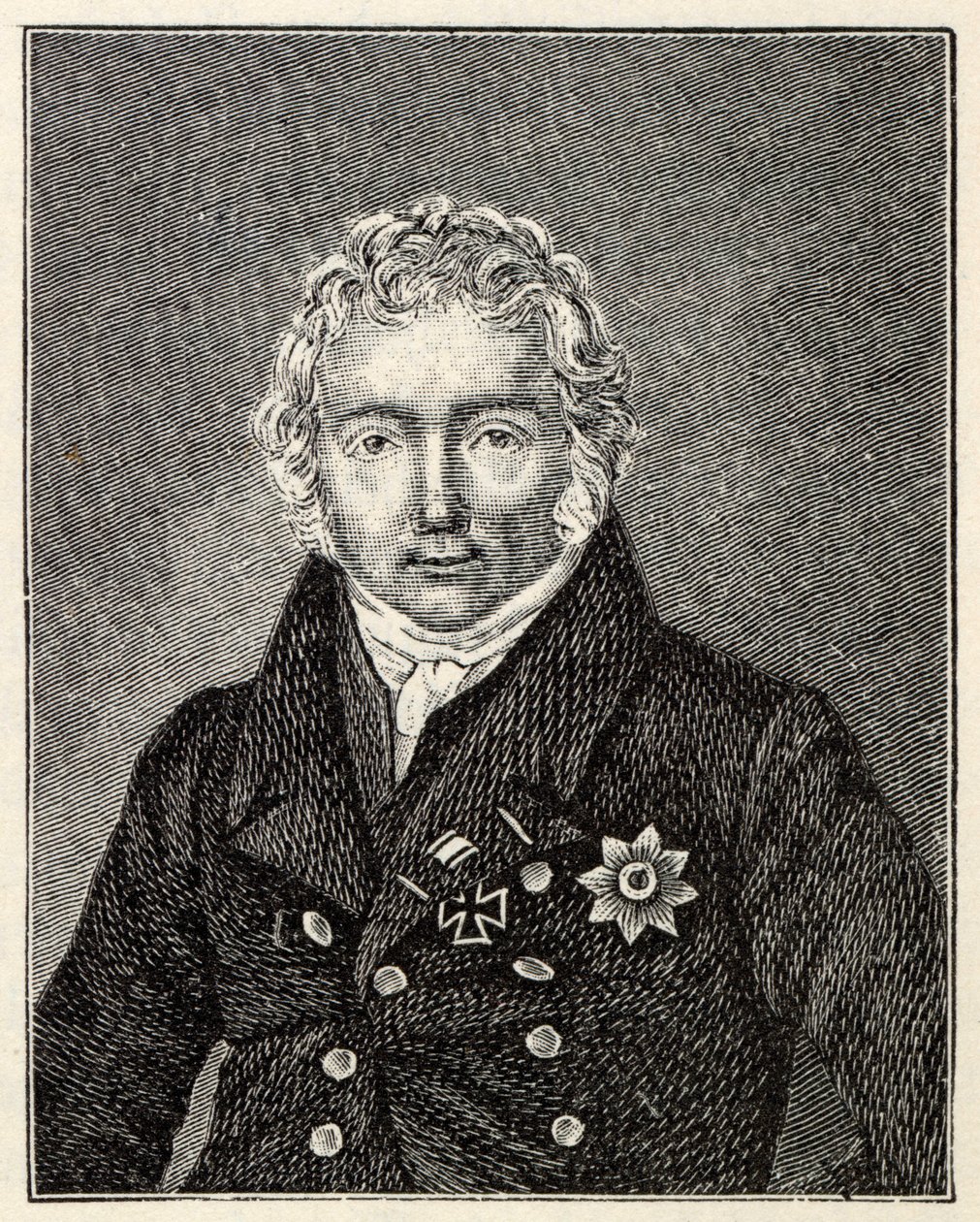 Ritratto di Friedrich von Motz 1775-1830 da Unbekannt