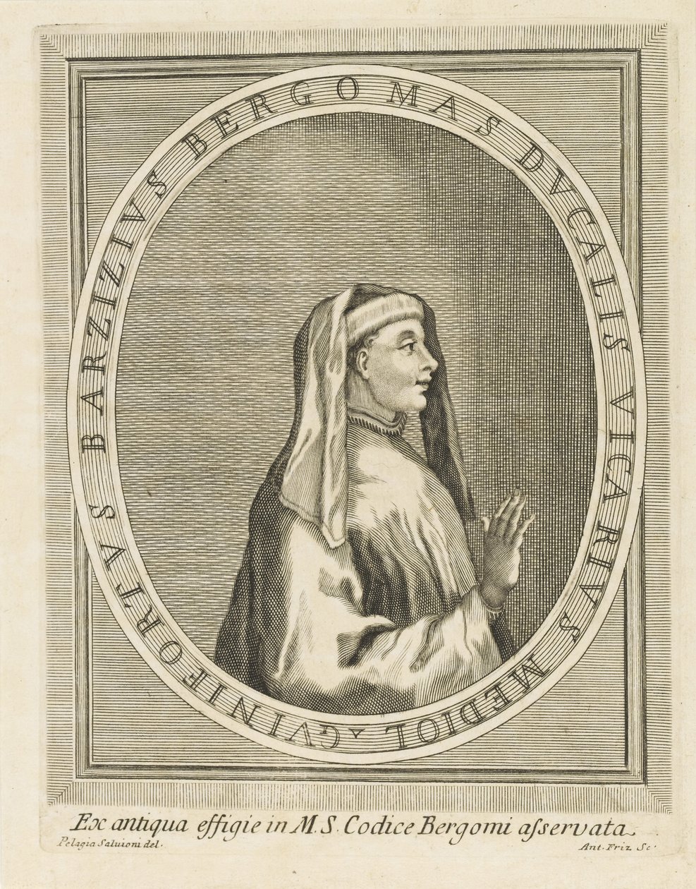 Ritratto di Gasparinus de Bergamo da Unbekannt