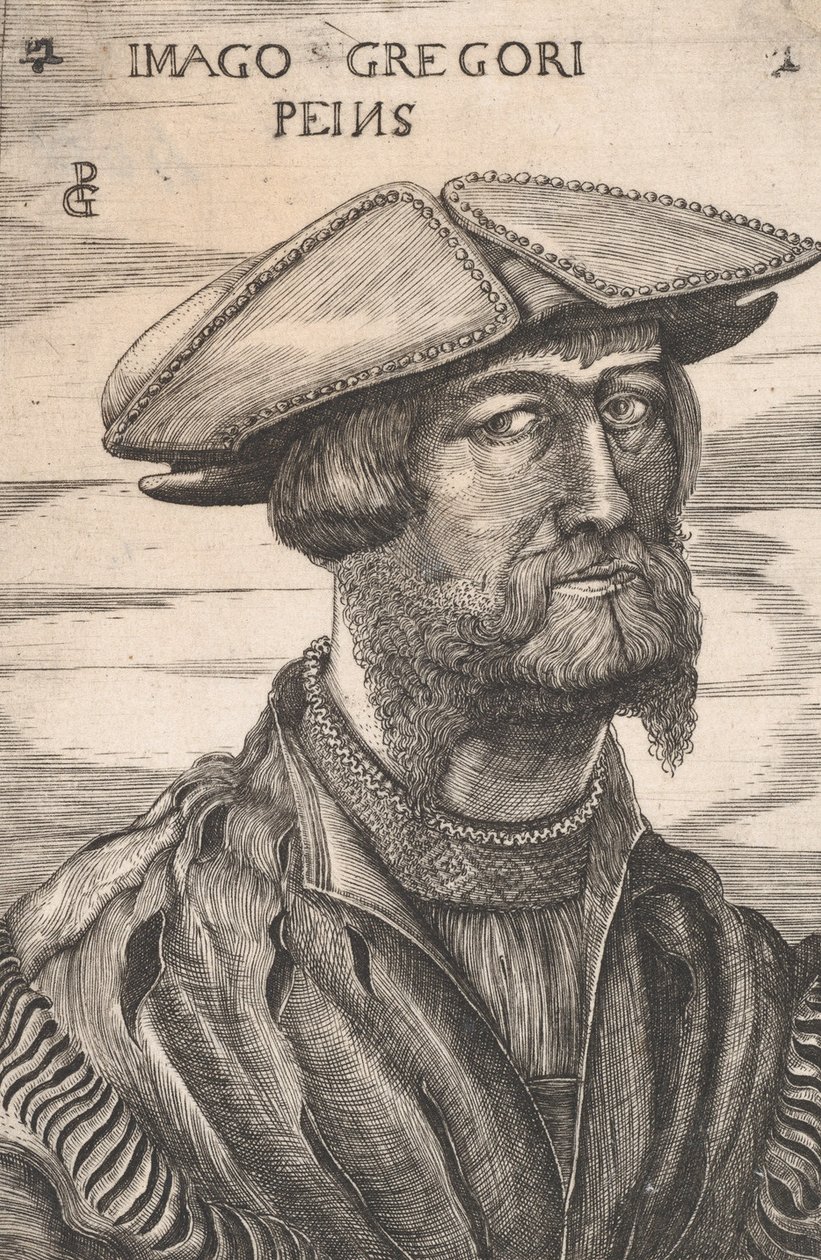 Ritratto di Georg Pencz Imago Gregori Peins da Unbekannt