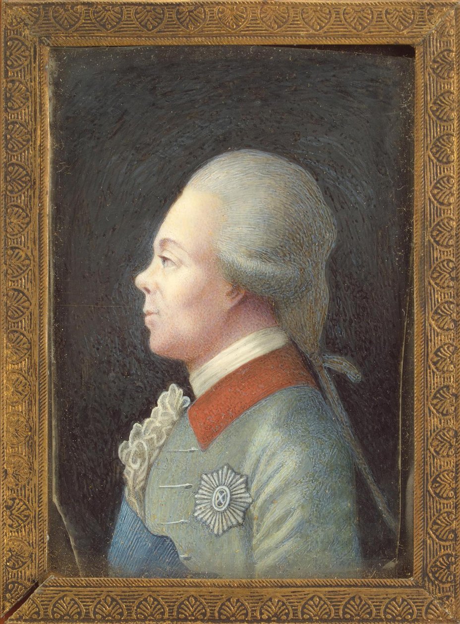 Ritratto del Granduca Pavel Petrovich 1754-1801, 1780s da Unbekannt