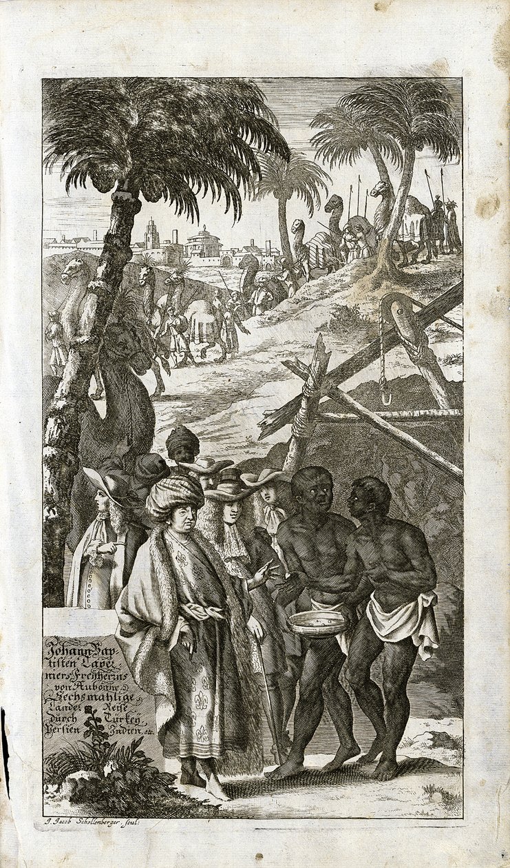 Ritratto di Jean Baptiste Tavernier in abito orientale da Unbekannt