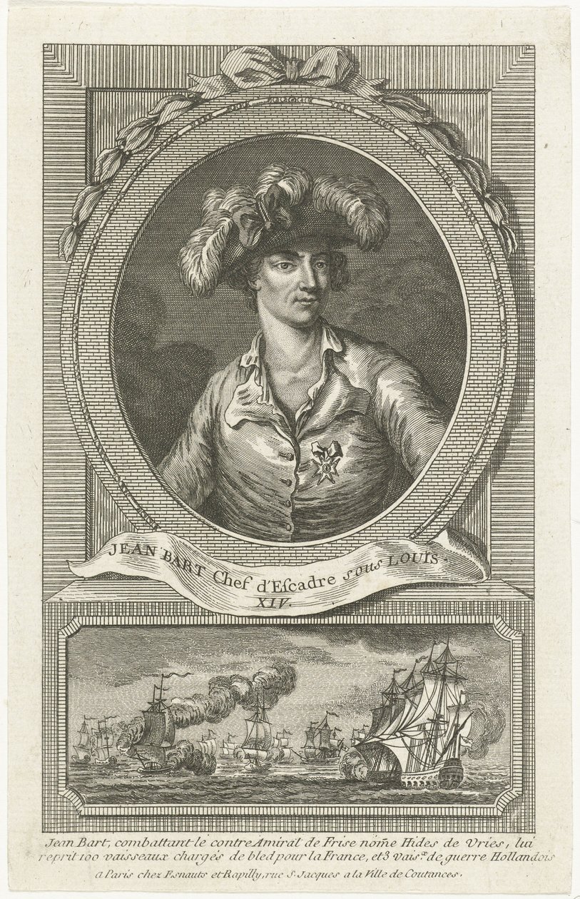 Ritratto di Jean Bart 1650-1702, 1694 da Unbekannt