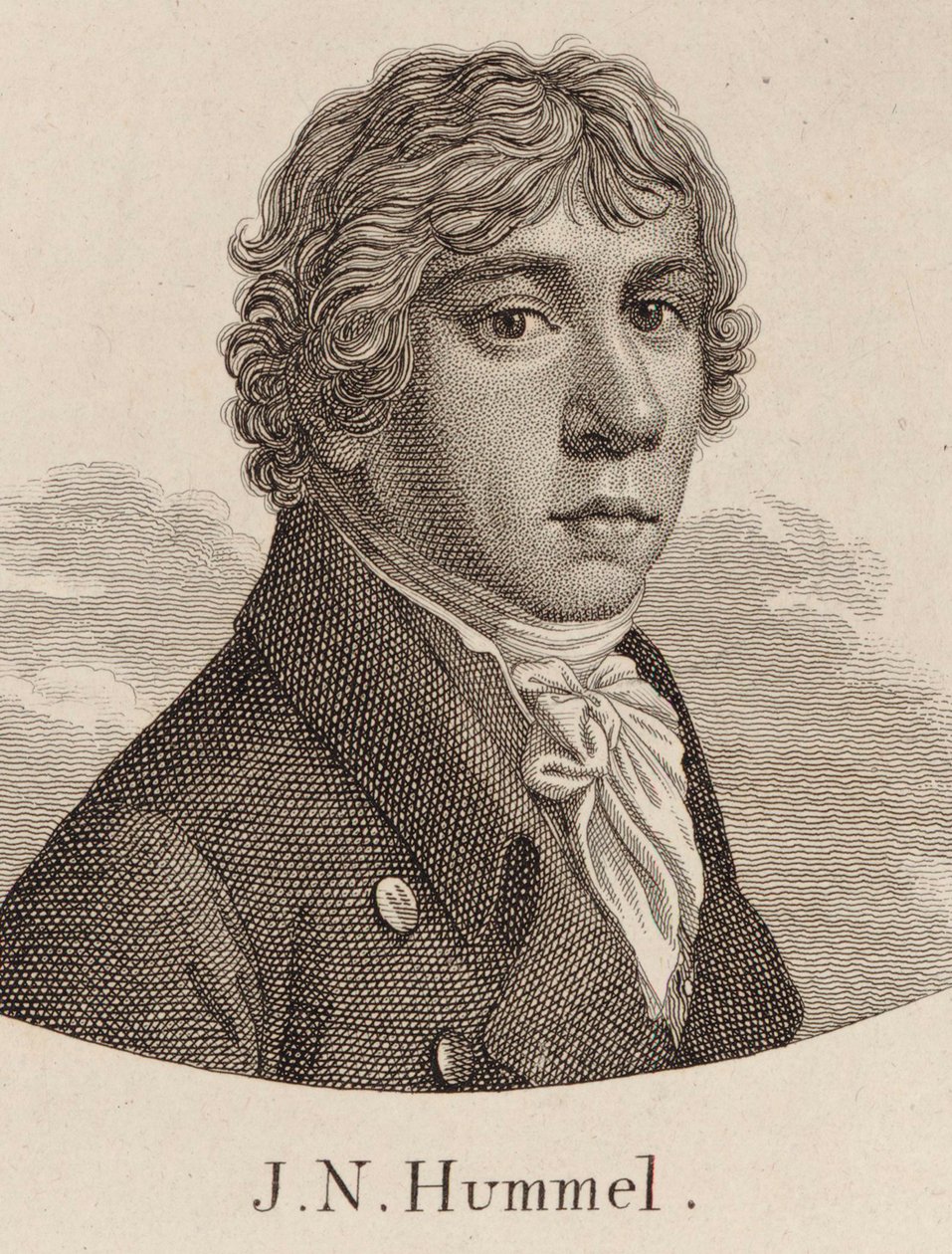Ritratto di Johann Nepomuk Hummel 1778-1837 da Unbekannt