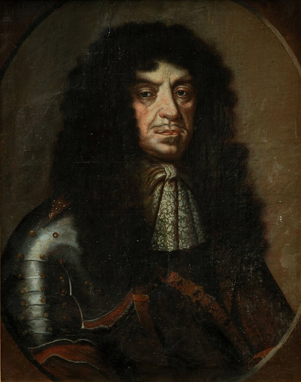 Ritratto di Giovanni II Casimiro Vasa 1609-1672, Re di Polonia e Granduca di Lituania, seconda metà del XVII secolo da Unbekannt