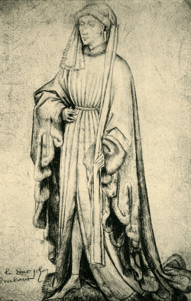 Ritratto di Giovanni IV, Duca di Brabante, 1460-1470, 1943 da Unbekannt