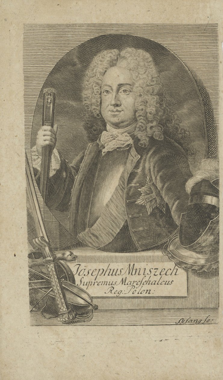 Ritratto di Jozef Wandalin Mniszech 1670-1747, prima del 1734 da Unbekannt